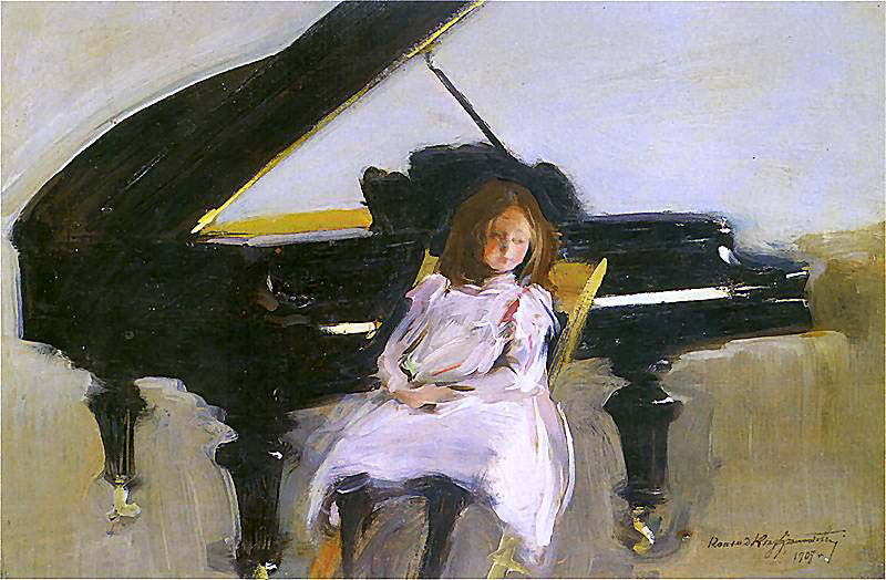 A Girl at the Piano